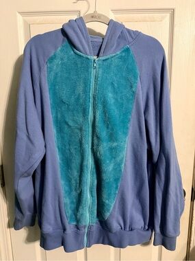 Disney Parks Stitch Full Zip Fleece Adult Size Hoodie